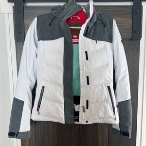 Roxy Woman’s White and Gray Jacket